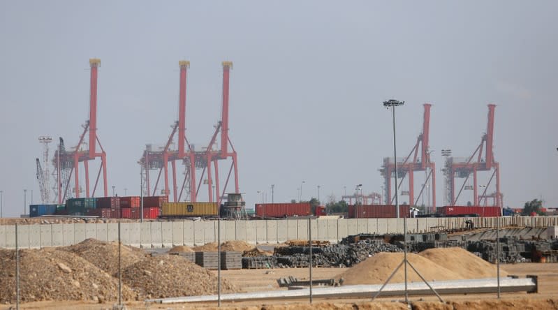 A general view of Umm Qasr Port, south of Basra