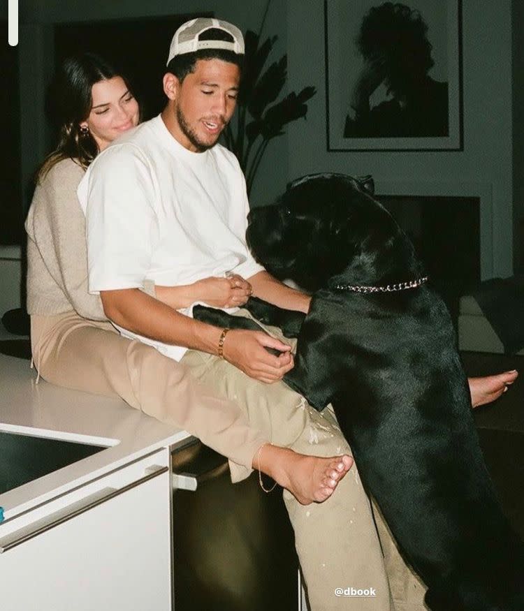 Kendall Jenner and Devin Booker