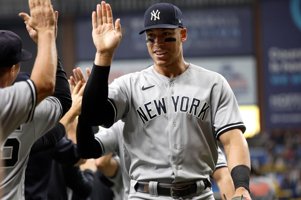 Through Friday, Aaron Judge let the majors in home runs (17) and slugging percentage (.665).