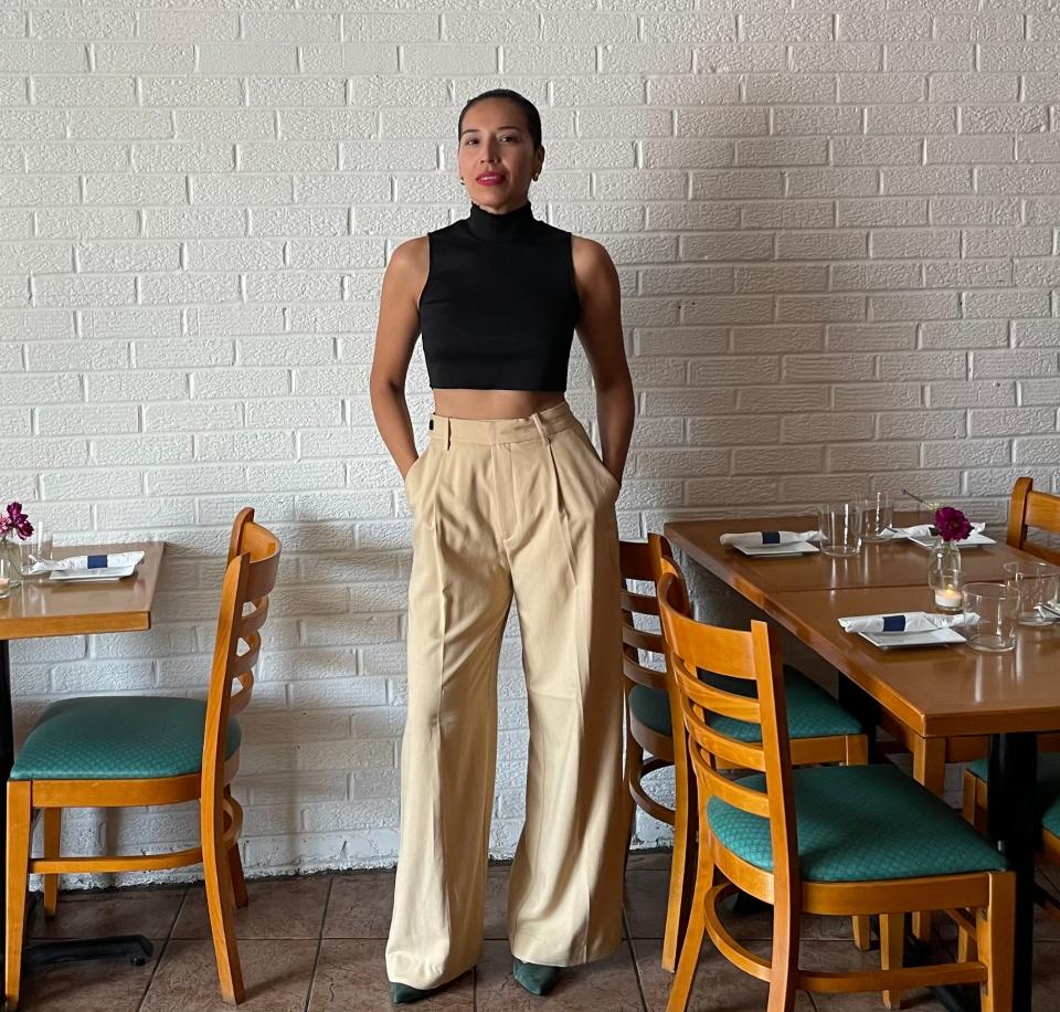 Owner/Chef Joana Herrera, from Tlaxcuapan, Mexico, at her Armonk restaurant, Mariachi Mexico.