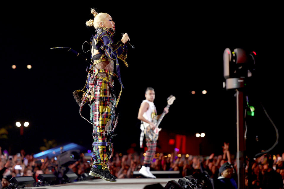 Gwen Stefani perform at the Coachella Stage during the 2024 Coachella