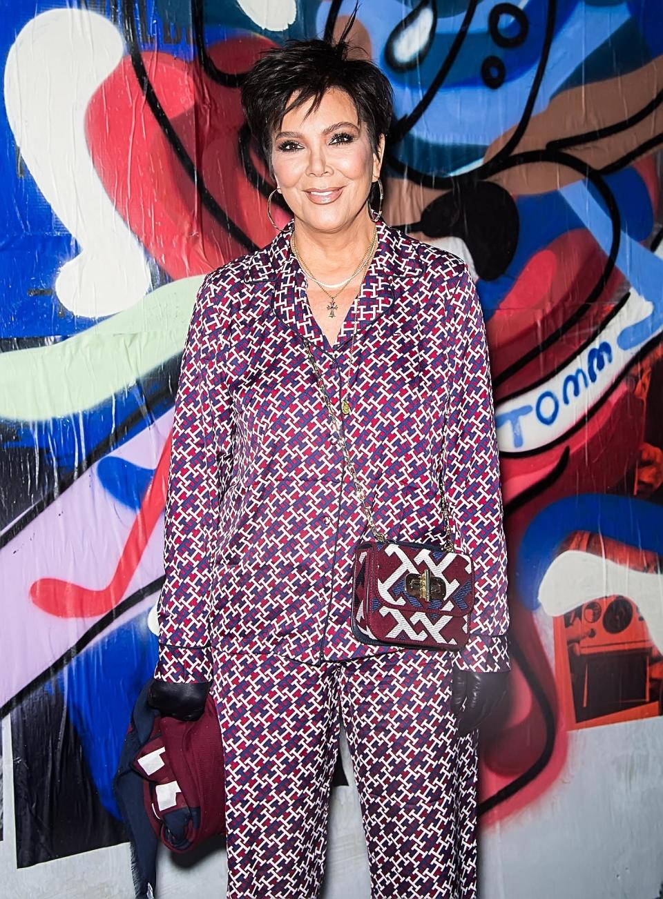 Kris Jenner at Tommy Hilfiger fashion show during New York Fashion Week