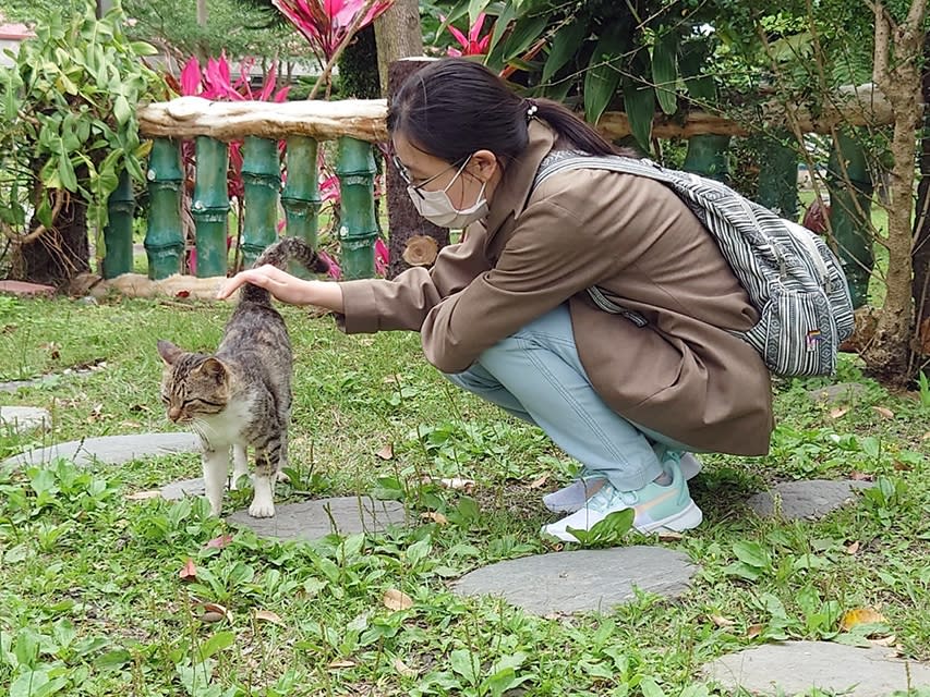 天吳回到花蓮古風國小拍攝文學微電影，分享寫作的點滴。(臺東生活美學館提供)