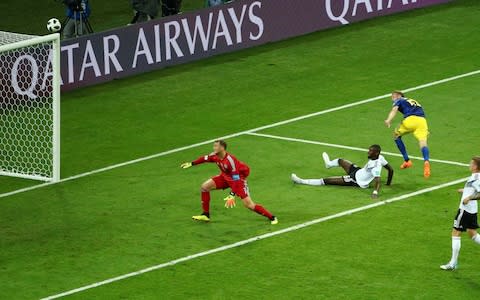 Ola Toivonen scores for Sweden - Credit: reuters