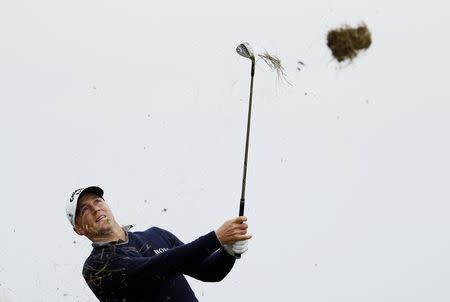 Sweden's Alex Noren during the second round of Alfred Dunhill Links Championship in Kingsbarns, Scotland. Action Images via Reuters / Lee Smith