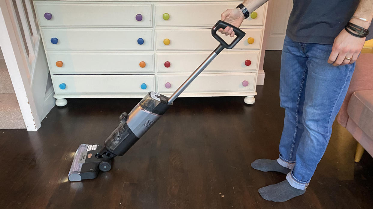  Shark HydroVac Cordless floor cleaner in reviewer's home. 