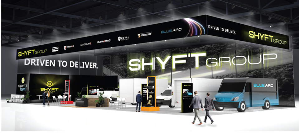 The Shyft Group's exhibit reflects its commitment to delivering value-driven, customer-focused work truck solutions.