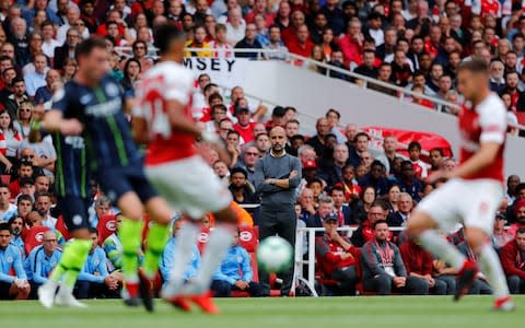 Guardiola vs Arsenal - Credit: REUTERS