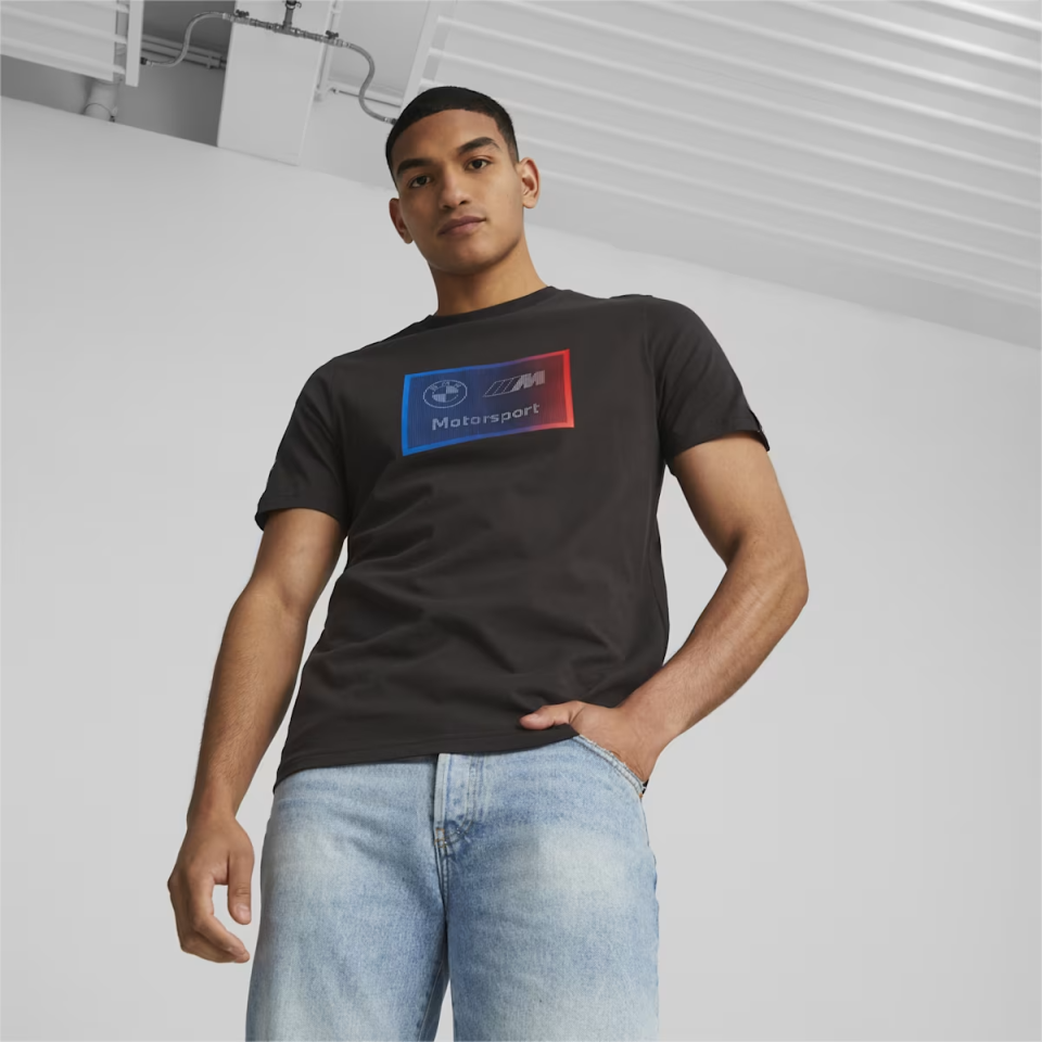 BMW M Motorsport Men's Logo Tee. PHOTO: Puma