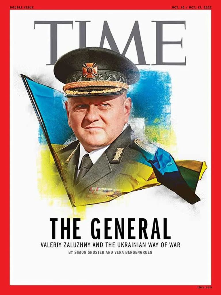 Zaluzhny en la tapa de Time