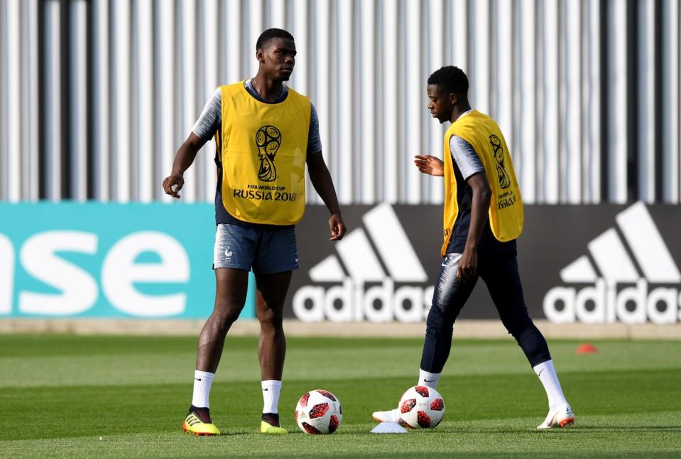 Pogba, left and Dembele were bought for the same amount of money (Getty Images)