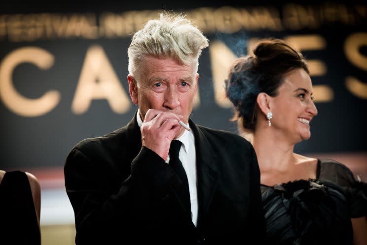 Lynch… is not giving up making movies after all – Credit: Getty