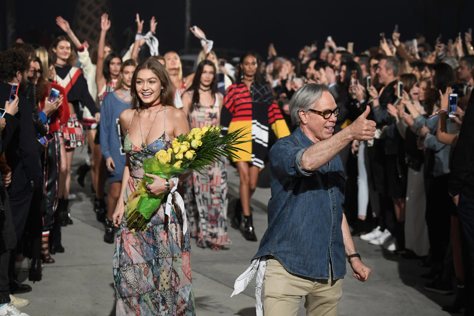 Tommy Hilfiger and Gigi Hadid are coming to London Fashion Week for TommyLand 2.0 [Photo: Getty]
