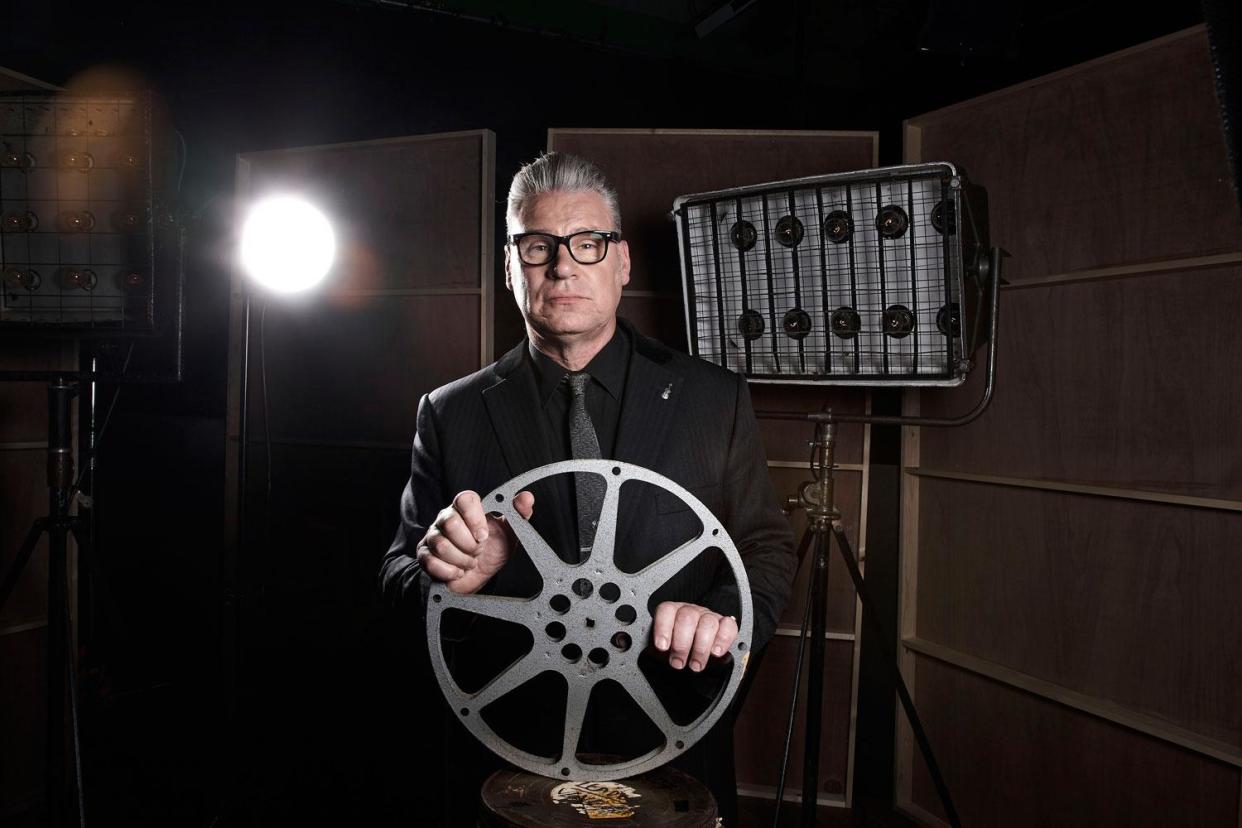 Reeling them in: Mark Kermode transfers his radio skills to television: BBC/Richard Ansett