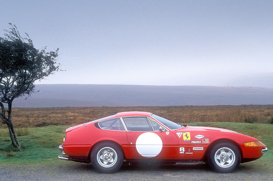 <p>Once one of the fastest production cars on earth, the V12 Daytona looked the part with its chisel nose and abruptly cut tail. Between these extremities lay a coupe of refined grace.</p>