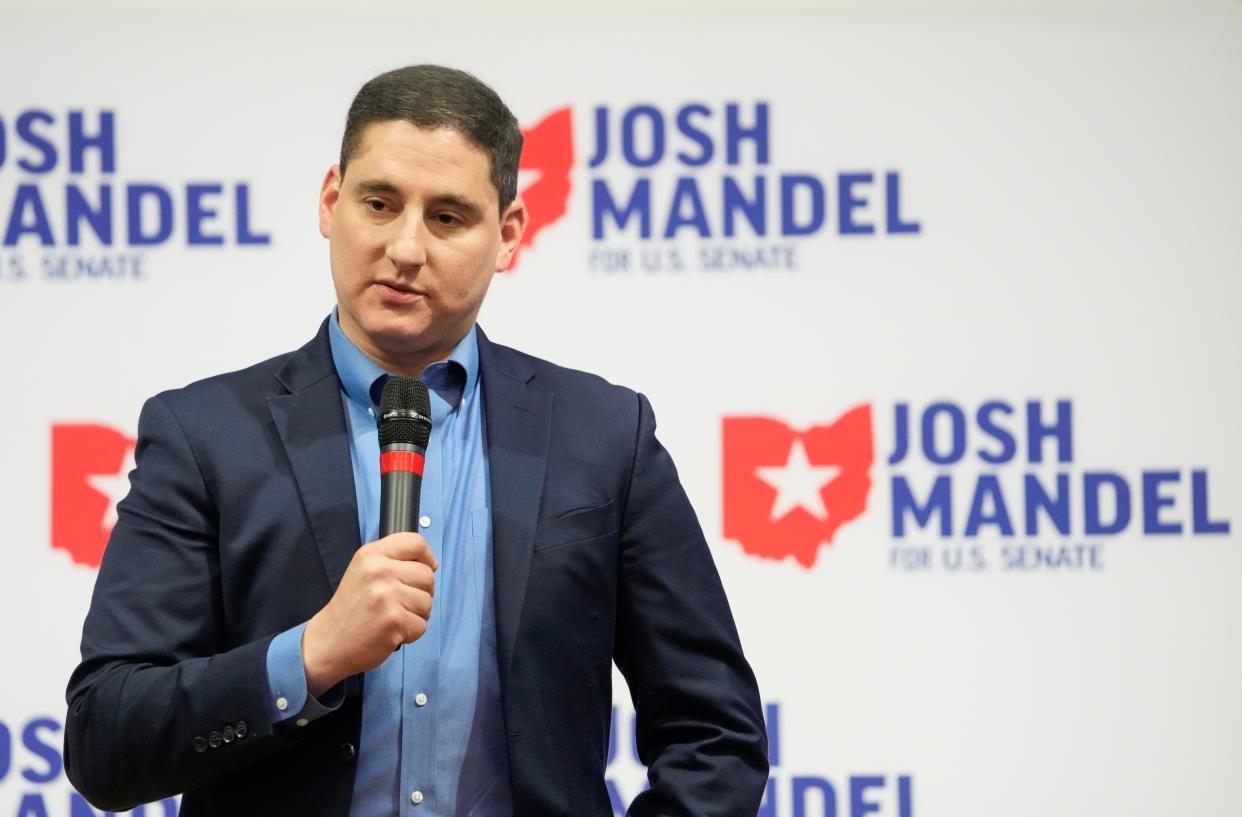Republican Josh Mandel is the former state treasurer and former state lawmaker.