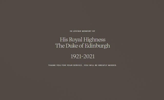 Duke of Edinburgh death