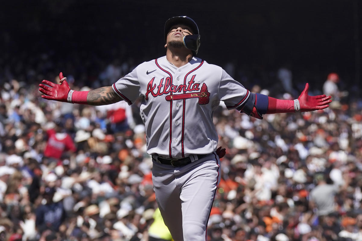 MLB on X: Matt Olson is on pace to set TWO Modern Era @Braves