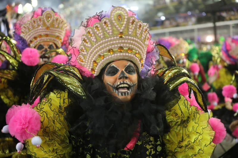 Carnival parade at the Sambadrome in Rio de Janeiro