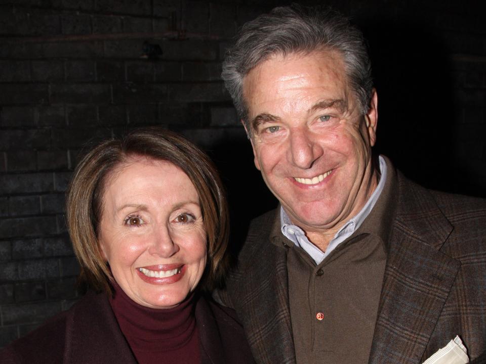 Nancy and Paul Pelosi at a Broadway show in 2009