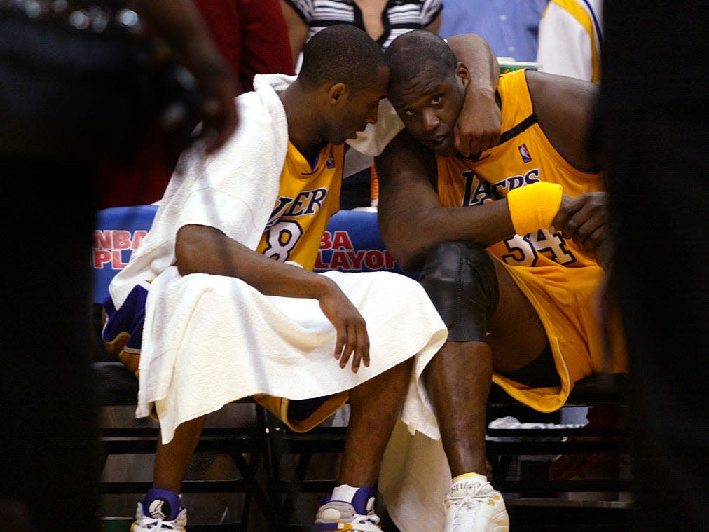 shaquille o'neal kobe bryant