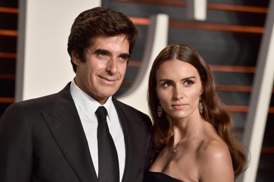 Magician David Copperfield reportedly had dinner with Epstein and allegedly asked Sjoberg if she knew girls were getting paid to find other girls (Getty Images)