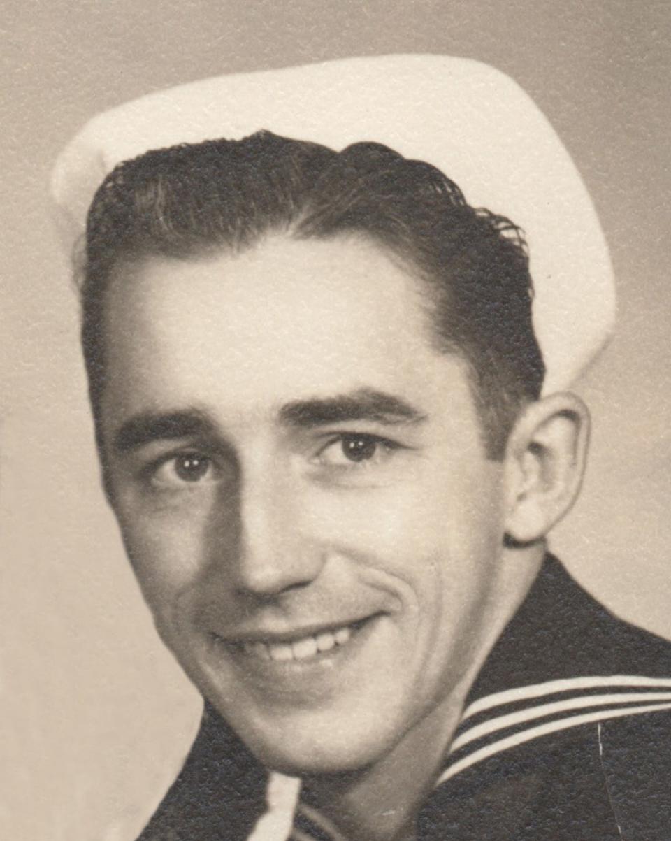 Darvin Hartzell served in the U.S. Coast Guard during World War II.