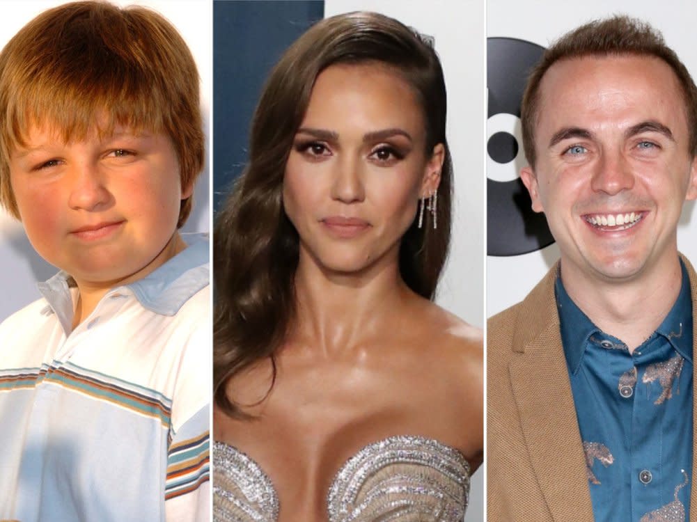 Einstige Stars wie Angus T. Jones, Jessica Alba und Frankie Muniz (v.l.n.r.) gehen mittlerweile anderen Beschäftigungen nach. (Bild: Image Press Agency/Image Collect/carrie-nelson/ImageCollect/2013 s_bukley/Shutterstock.com)