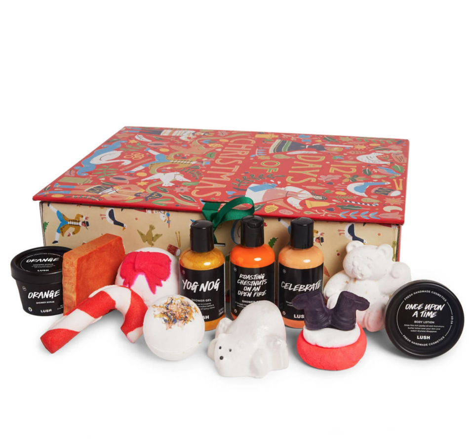 12 Days of Christmas Gift Set. Image via Lush.