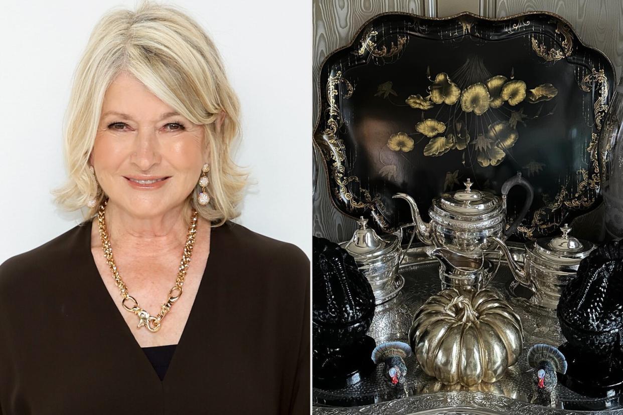 Martha Stewart attends the CFDA Fashion Awards at Casa Cipriani on November 07, 2022 in New York City. (Photo by Dimitrios Kambouris/Getty Images) ; https://www.instagram.com/p/ClZMzEDpUza/ marthastewart48 Verified my thanksgiving decorations were basically all about the bird! 112 at last count! glass, wood, gilded, golden, metal, composite , porcelain etc etc fun for kids to count. keeps each busy for at least twenty minutes! 1h