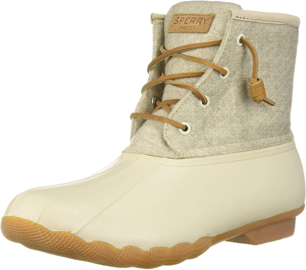 Sperry Women's Saltwater Emboss Wool Boots