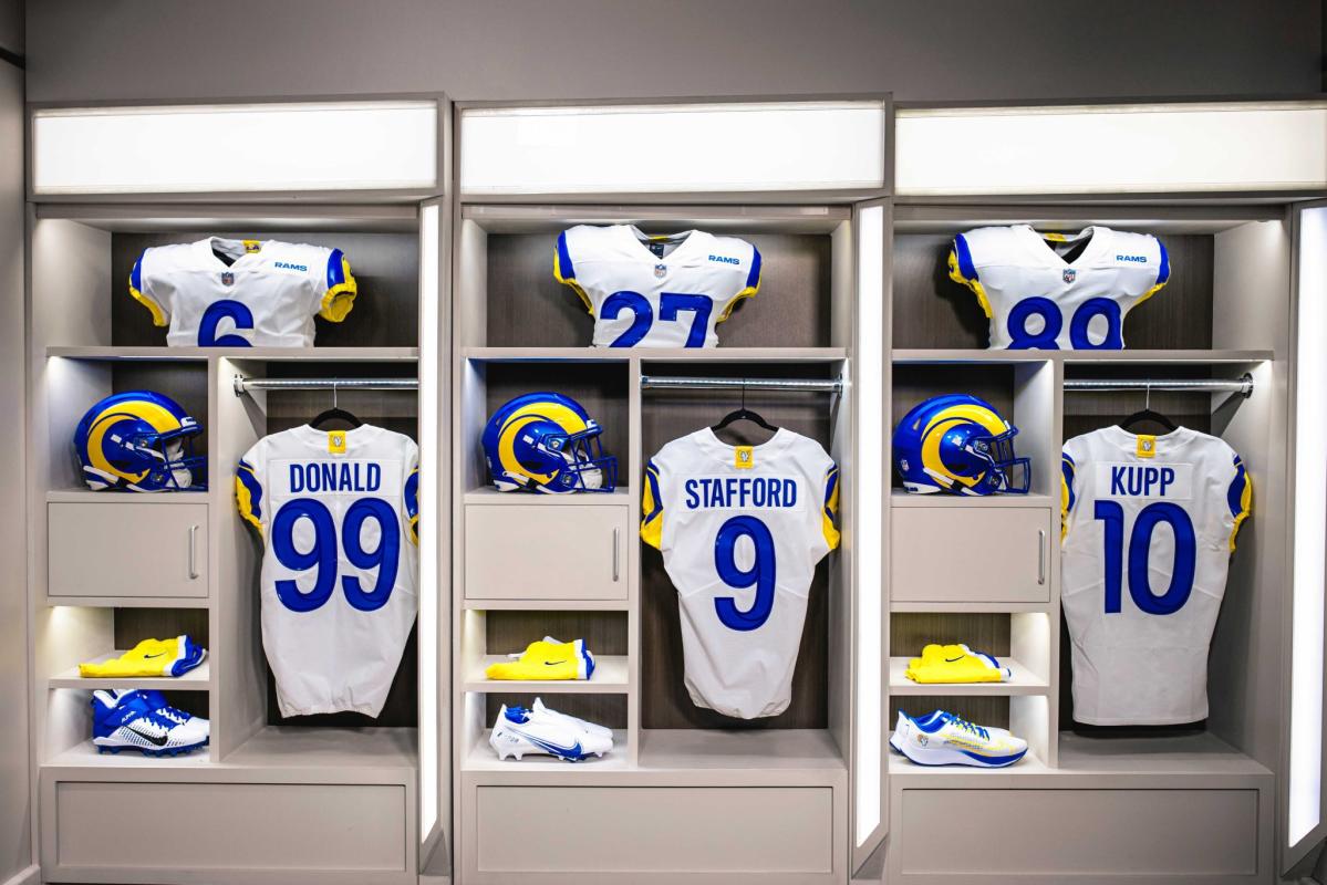 Los Angeles Rams 2022 season uniform schedule