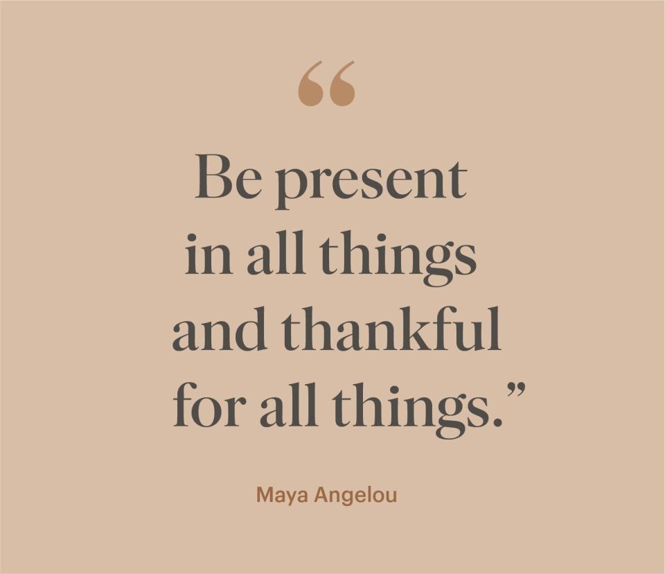 thanksgiving quote by maya angelou