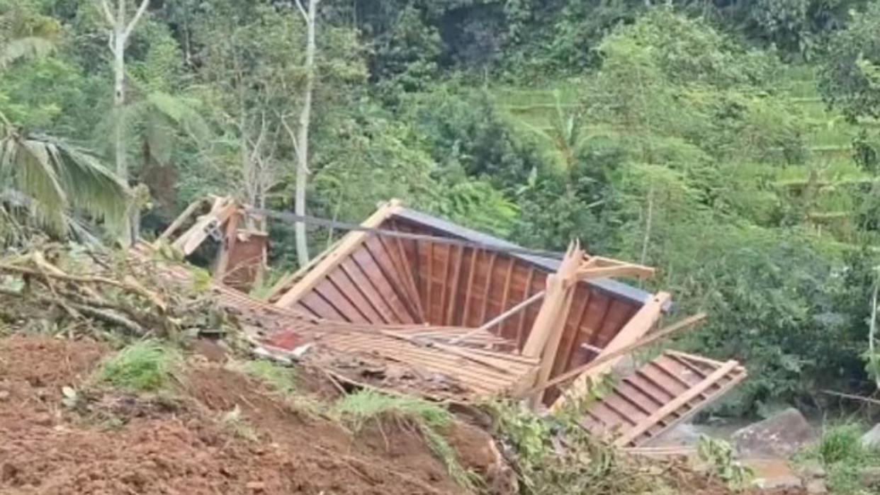 Two tourists, including an Australian woman, have been killed in a landslide in Bali. Picture: Instagram