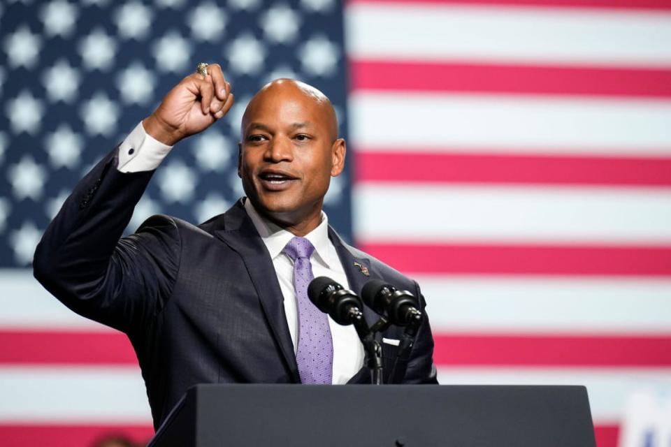 <div class="inline-image__caption"><p>Maryland Democratic gubernatorial candidate Wes Moore.</p></div> <div class="inline-image__credit">Drew Angerer/Getty</div>