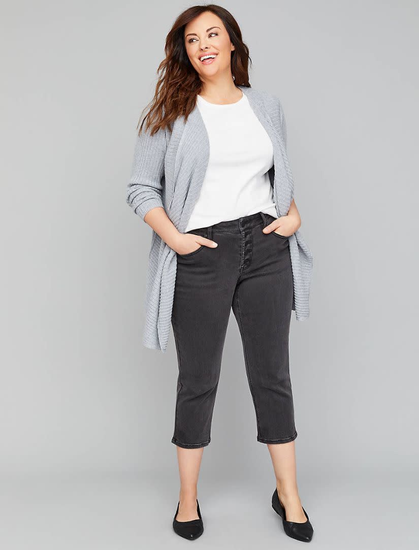 Lane Bryant High-Rise Straight Crop Jean (Photo: Lane Bryant)