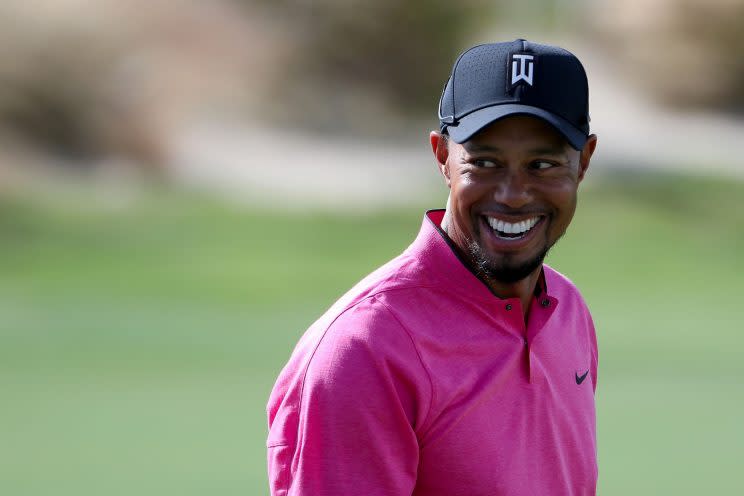 Tiger Woods is starting his comeback this week. (Getty Images)