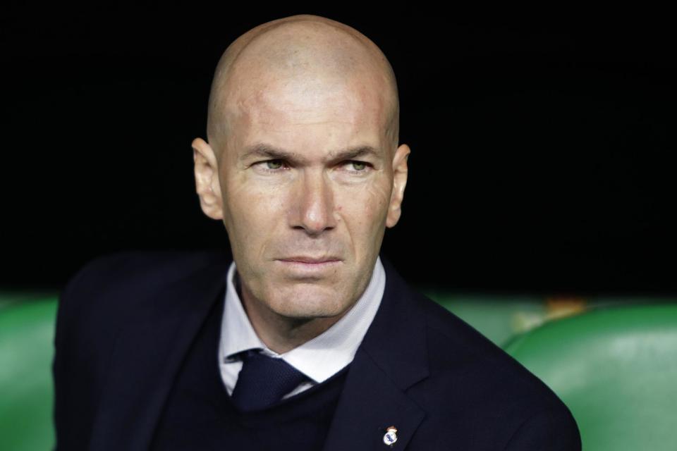 Zinedine Zidane’s side were deservedly beaten by Real Betis in their last league match Photo: AP