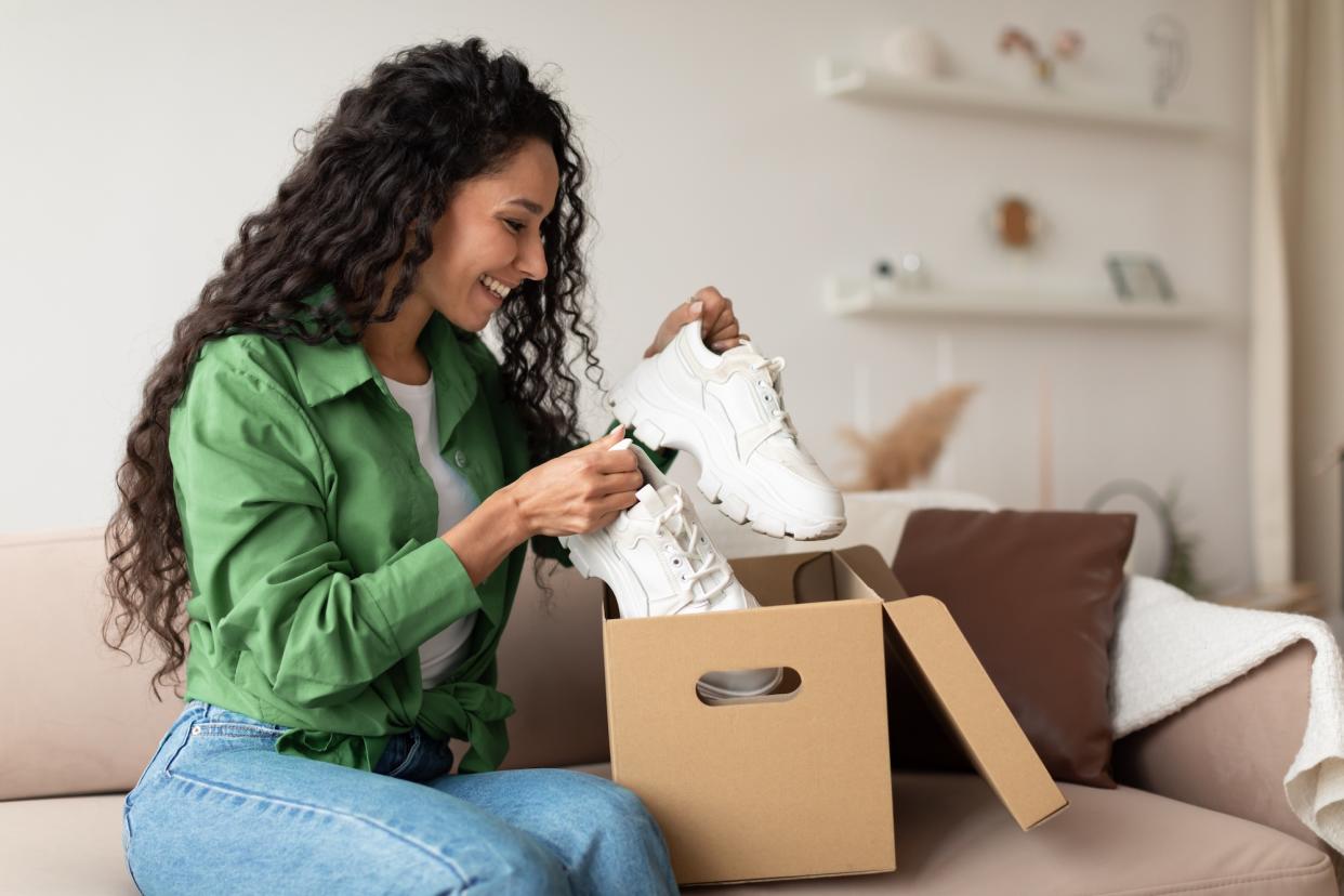 Best-White-Sneakers-Stock-Photo