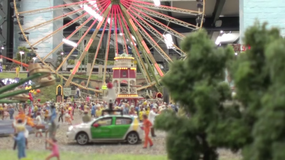 <p>This scene is meant to resemble a county fair in central Germany. (Business Insider) </p>