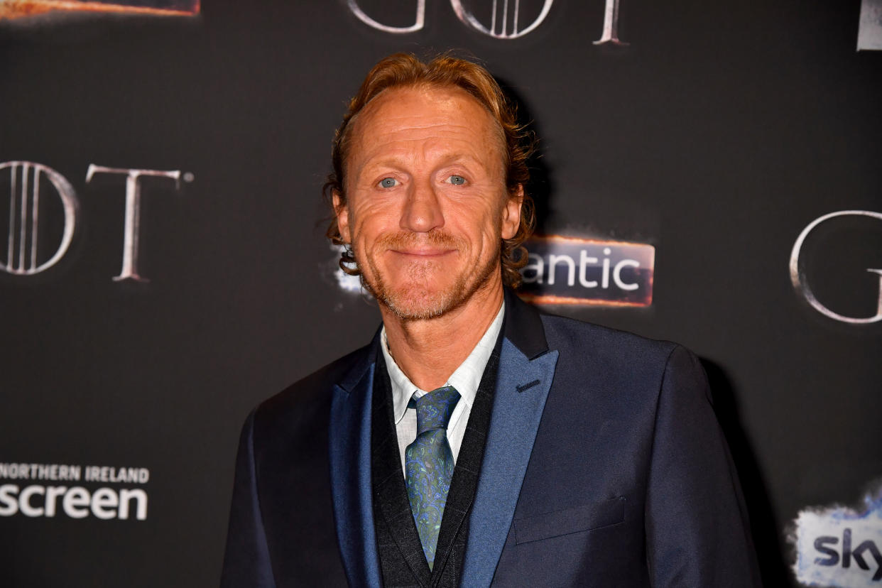 BELFAST, NORTHERN IRELAND – APRIL 12: Jerome Flynn arrives at the ‘Game of Thrones’ season finale premiere at the Waterfront Hall on April 12, 2019 in Belfast, UK (Photo by Jeff Kravitz/FilmMagic for HBO)
