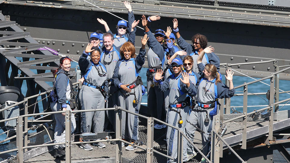 Oprah climbed the bridge when she visited Sydney. Source: Getty Images