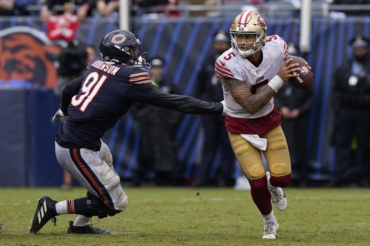 Lance 'frustrated' with his mistakes in 49ers' loss to Bears