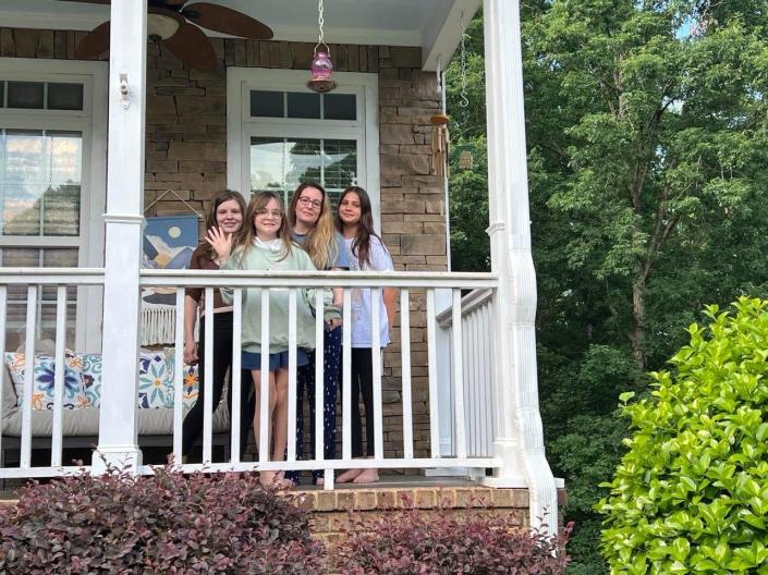 Former Brevard County resident Eli Logan, third from left, is pictured with her daughters, from left, Isla, Eden and Harper. In April 2023, Logan and her husband moved their family to Athens, Georgia, for many reasons, not the least of which was legislation affecting Florida&#39;s LGBTQ community.