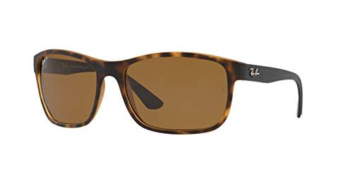 5) Polarized Sunglasses, Matte Havana / Dark Brown