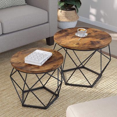 Why go for one side table when you can have two?