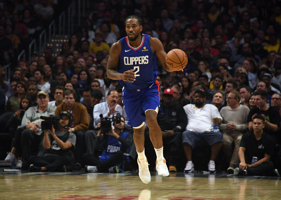 The Clippers overcame an injured Paul George and a record night from Danny Green to win the opening salvo in the battle of L.A (Kirby Lee/Reuters)