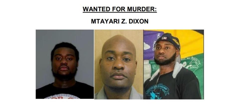 Mtayari Dixon, 29, is a former New Rochelle resident and a suspect in the fatal shooting of James Caldwell Jr. in the city on Oct. 26, 2022.