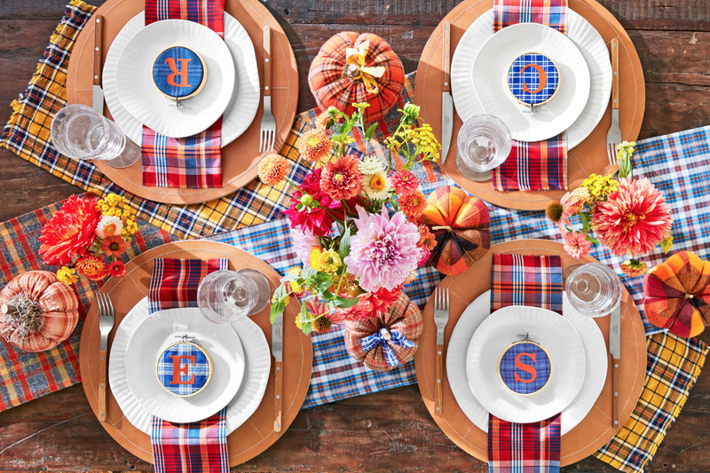 Dress a Table in Plaid