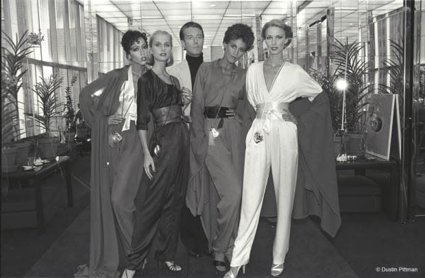 Halston and his "Halstonettes." Photo: Dustin Pittman/Courtesy of 1091